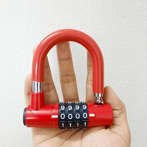 Khóa chữ U - Ổ khóa chống trộm mini mã khóa 4 số đảm bảo an toàn cho tài sản của bạn (KMS04)
