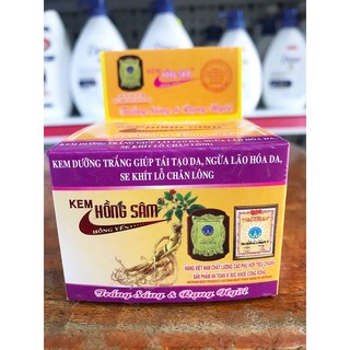 kem hồng sâm trắng da tái tạo