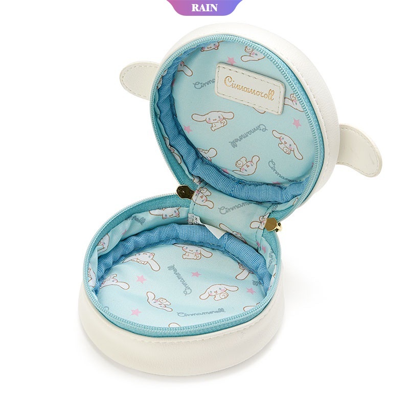 SANRIO Ví Tròn Đựng Tiền Xu / Tai Nghe / Trang Sức Hình Cinnamoroll Kuromi My Melody Pom Pom Purin Hello Kitty Dễ Thương [RAIN]