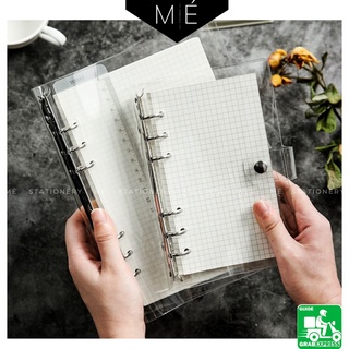 Sổ còng, binder sắt bìa dẻo A5 A6 B5 làm bullet journal, planner - M096