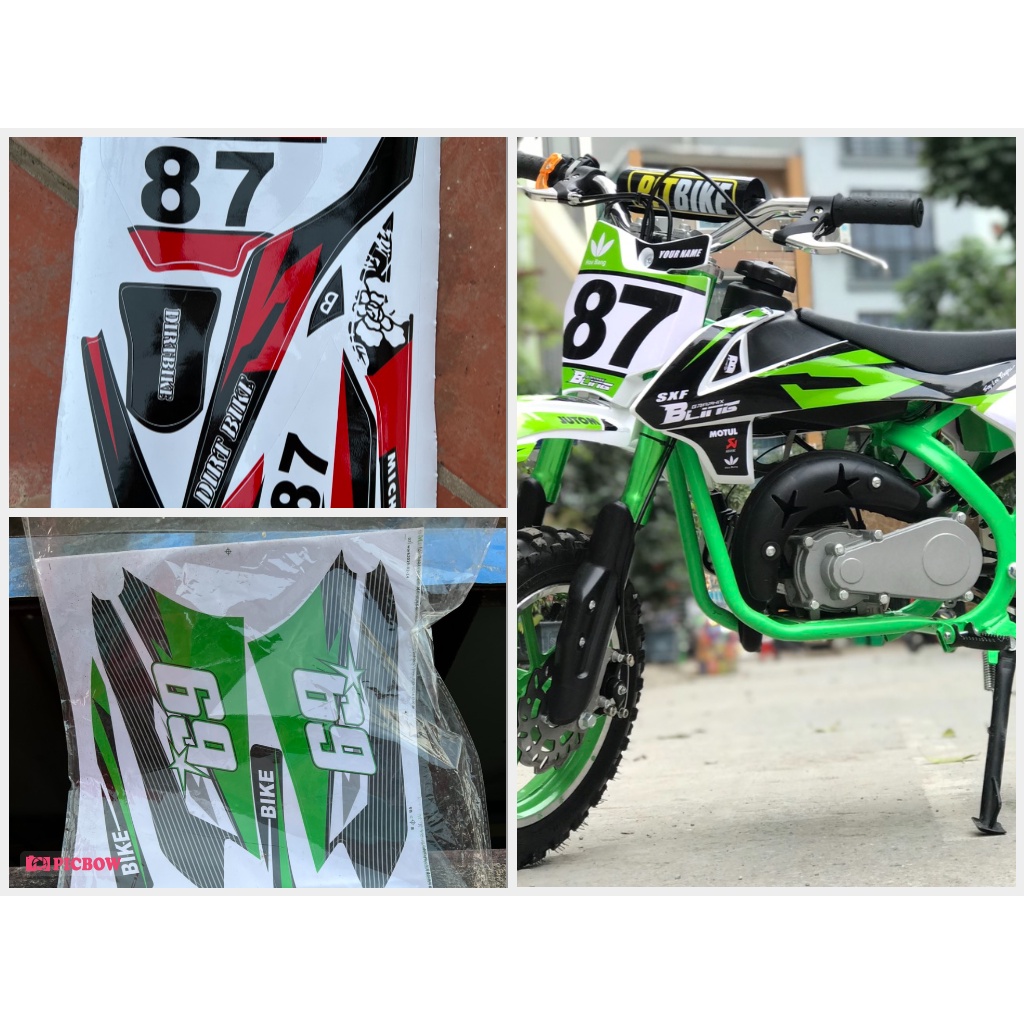 tem xe cào cào 50cc- loại 87 - 69 - xe cào cào moto 50cc