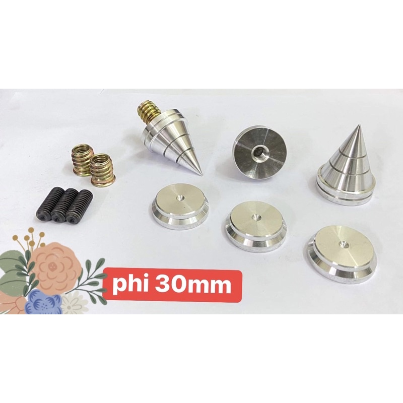 CHÂN ĐINH CHÉN HỨNG CHỐNG RUNG CHO KỆ LOA AMPLY AUDIO
