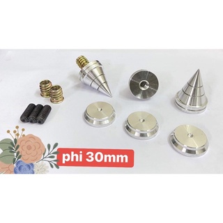 CHÂN ĐINH CHÉN HỨNG CHỐNG RUNG PHI 30mm CAO 45mm CHO KỆ LOA AMPLY AUDIO