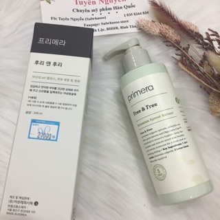 Dung dịch vệ sinh phụ nữ Primera 200ml