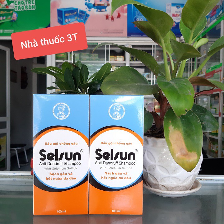 Dầu gội Selsun 100ml, đánh bay nấm, làm sạch gàu và hết ngứa da đầu, giá tốt.