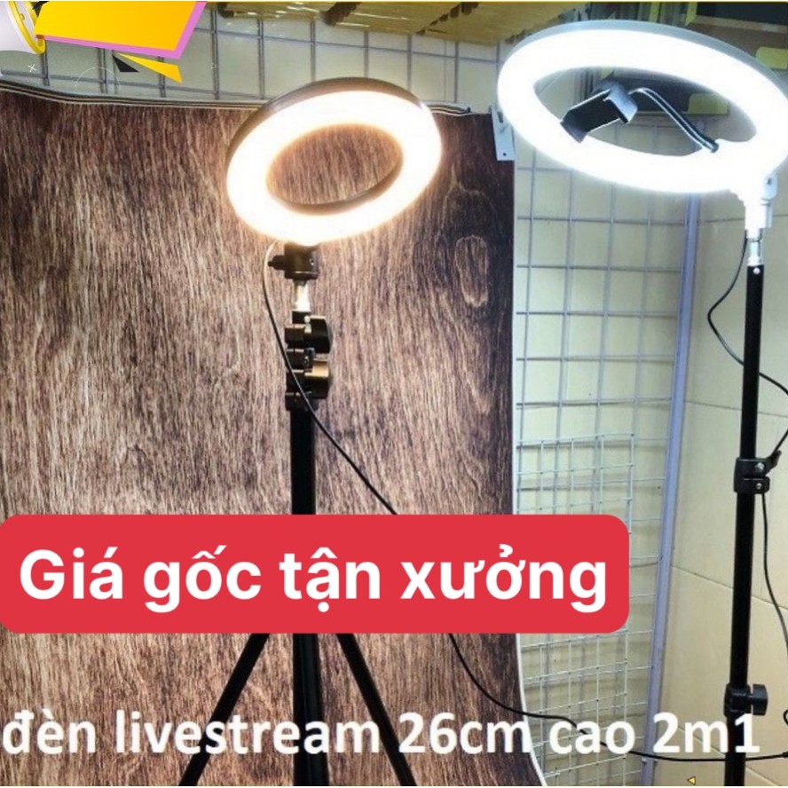 [[Sỉ lẻ rẻ vô địch] ĐÈN LIVESTREAM BÁN HÀNG,MAKEUP TRANG ĐIỂM,HỖ TRỢ ÁNH SÁNG CHỤP HÌNH SIZE 26cm và 33cm [ BH12 tháng ]