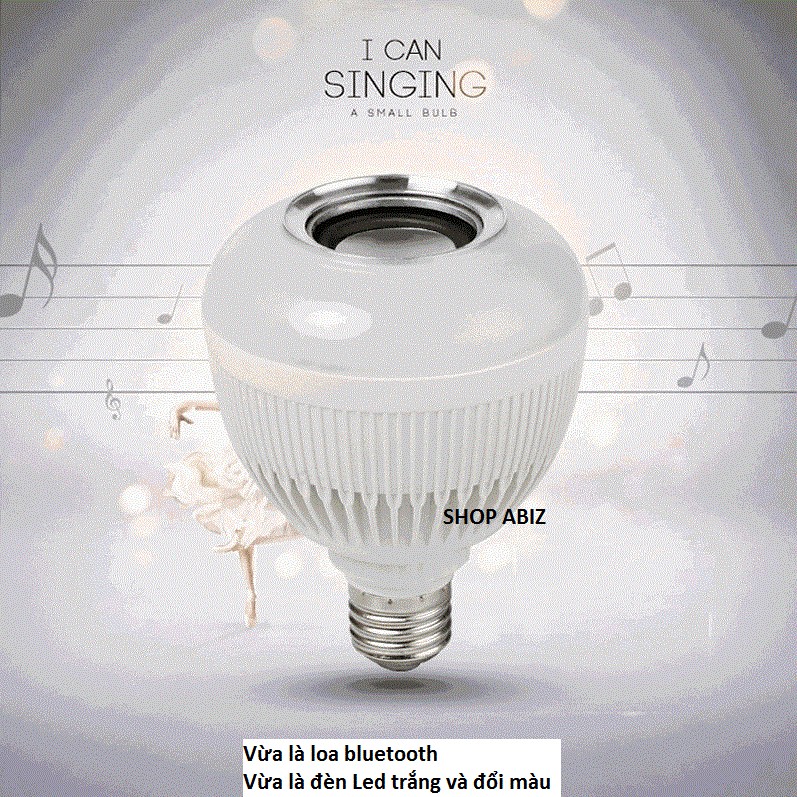 Bóng đèn LED kiêm loa bluetooth