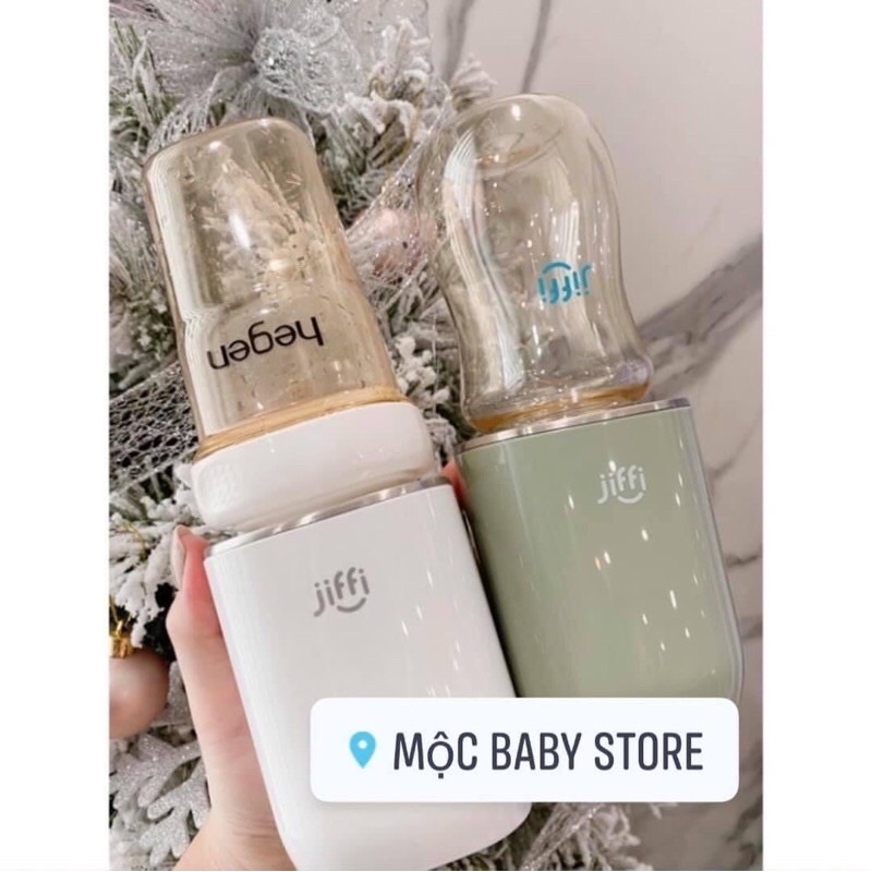 Máy hâm sữa tiện lợi Jiffi ( xanh , trắng)