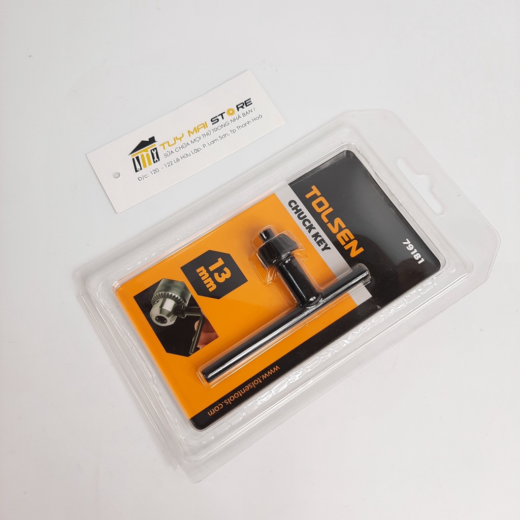 Cây mở khóa đầu kẹp mũi khoan Tolsen- TM Store