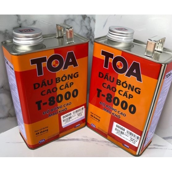 Sơn bóng Toa 100ml T-8000 ,kèm cọ