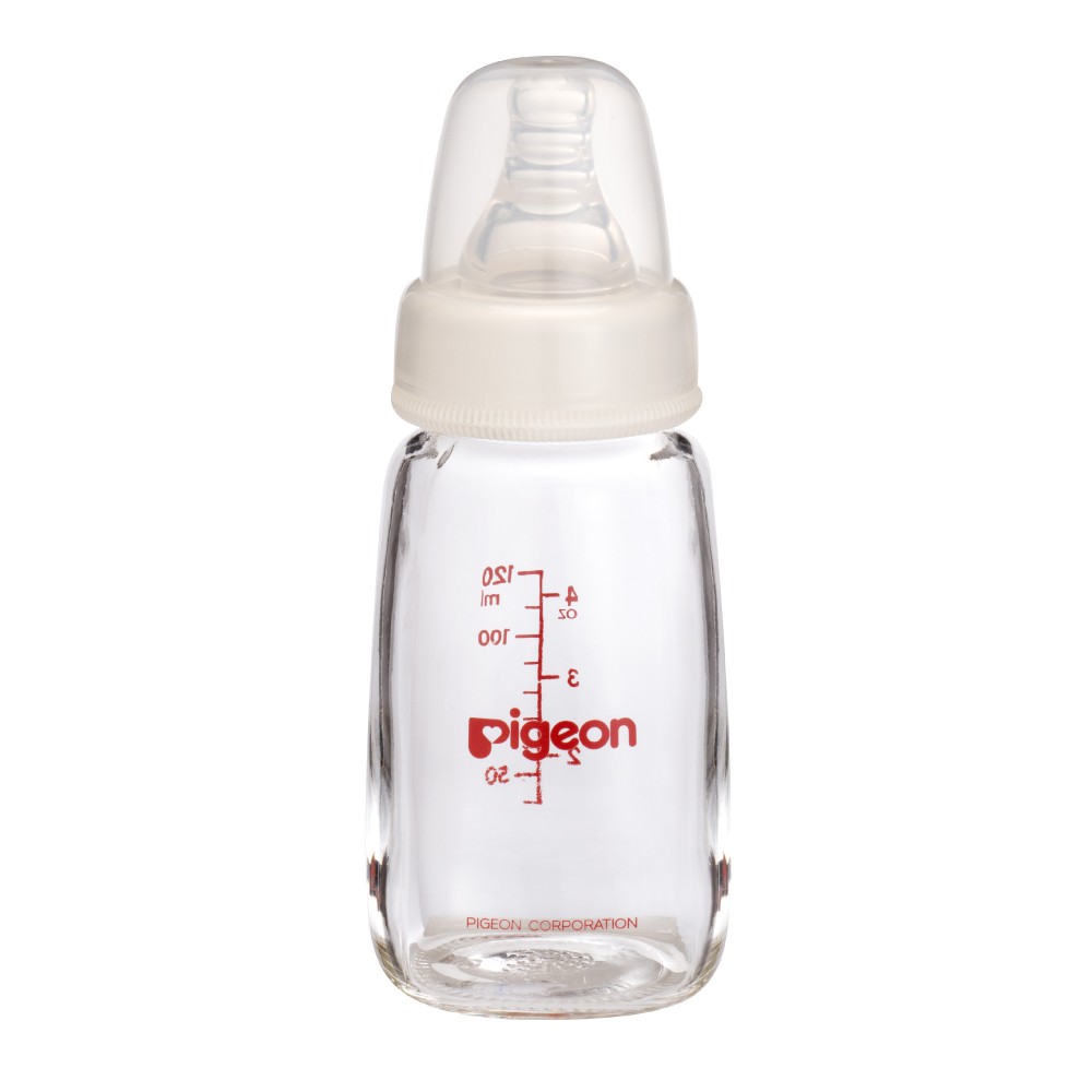 Bình sữa thủy tinh Pigeon 120ml-240ml