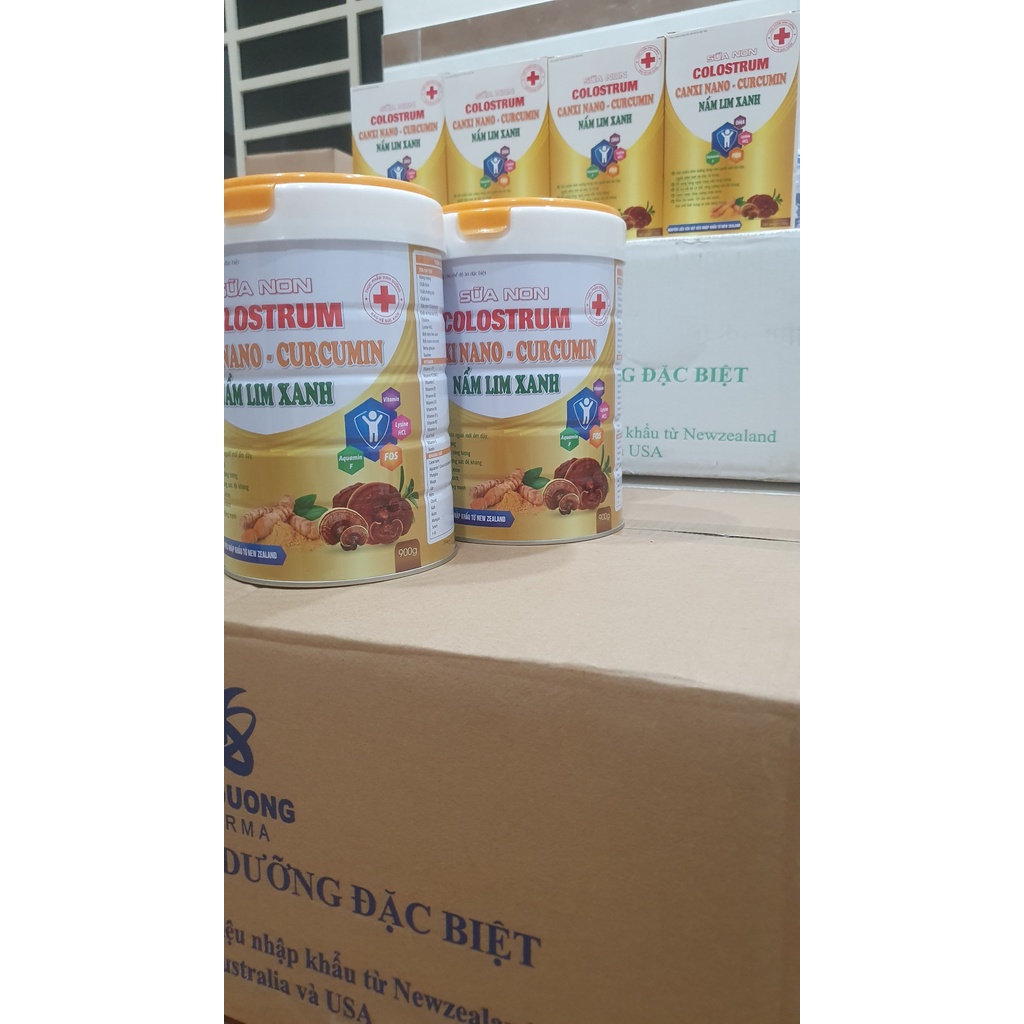 Sữa non Colostrum Canxi Nano Curcumin Nấm Lim Xanh THÁI DƯƠNG 900g - Minh Quân Pharmacy