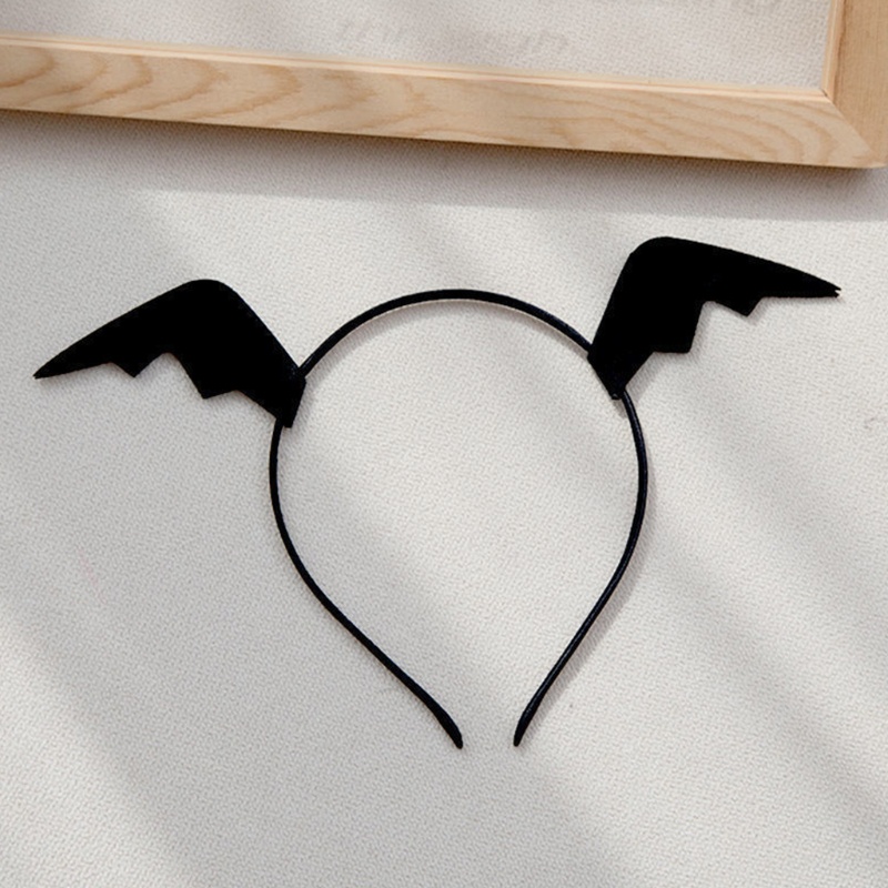 Set Băng Đô + Kẹp Tóc Cánh Dơi Hóa Trang Halloween Cho Bé Gái 10mk