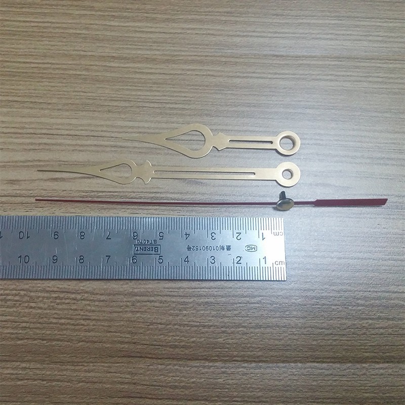 Bộ kim vàng 10cm và Máy Quartz Kim giật - Máy đồng hồ treo tường Đài Loan loại tốtShop Tăng Nhi
