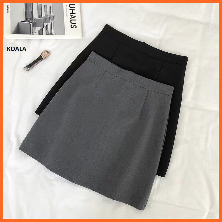 Chân váy ngắn chữ A lưng cao KOALA, Chân váy chữ A ngắn trên gối phong cách công sở kiểu dáng trẻ trung - CV06 | BigBuy360 - bigbuy360.vn