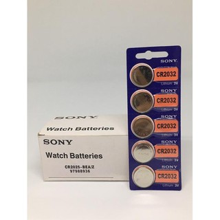 Vỉ 5 viên Pin SONY CR2032 CR2025 CR2016 Lithium 3V