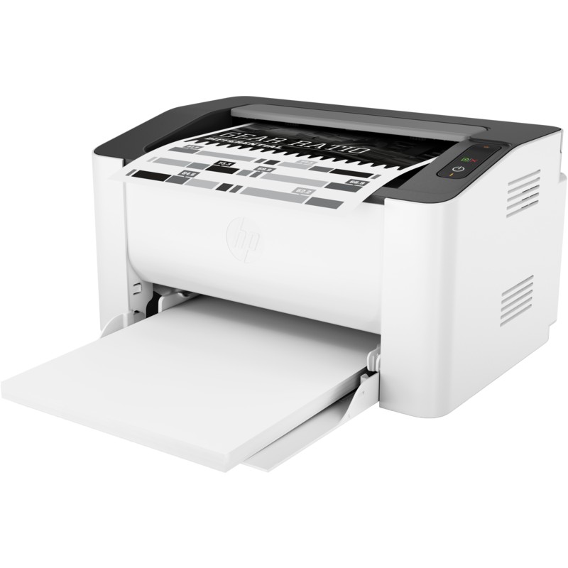 Máy in Laser trắng đen HP 107w Printer (In, Wifi, Trắng) 4ZB78A - Hàng Chính Hãng