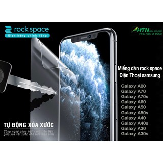 Miếng dán ppf samsung A80 A70 A50 A40 A30 A20 S rock space hydrogel trong suốt bảo vệ mắt, dán màn hình/ lưng điện thoại