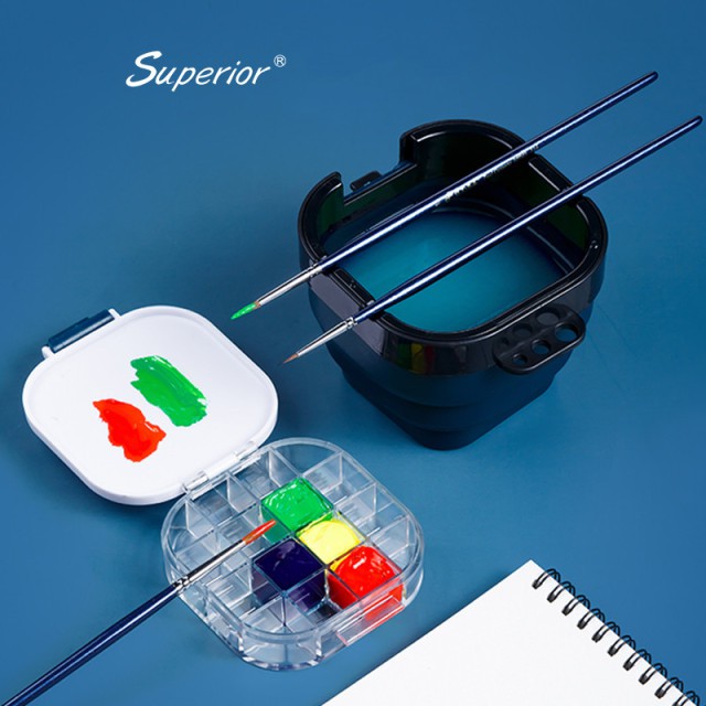 HỘP RỬA CỌ VẼ SUPERIOR GẬP LẠI ĐƯỢC