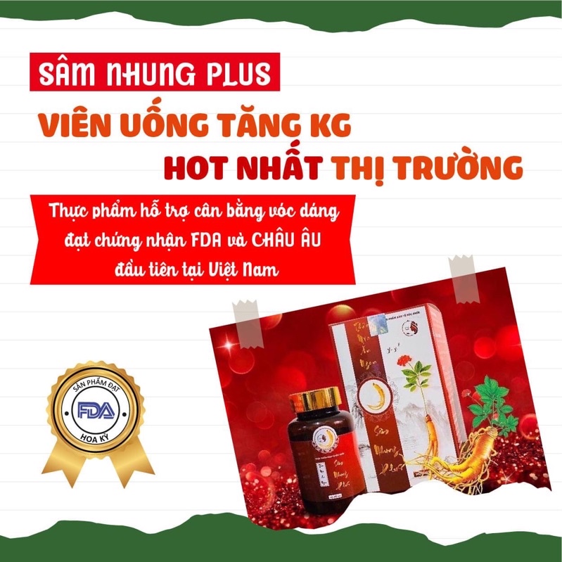 Viên ăn ngon sâm nhung plus