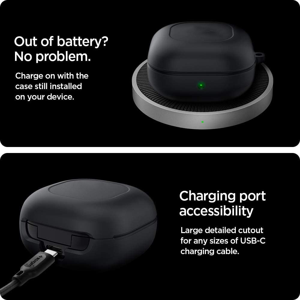 Vỏ Bằng Silicone Mềm Chống Sốc Bảo Vệ Tai Nghe Không Dây Samsung Galaxy
