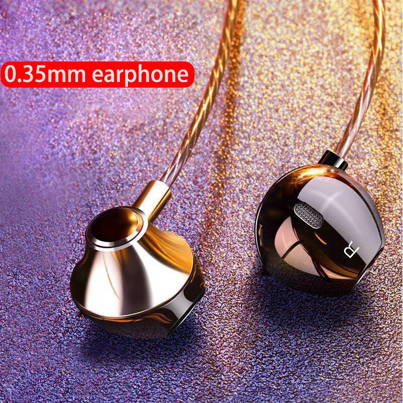 Tai Nghe Nhét Tai Vỏ Kim Loại Âm Thanh Siêu Trầm Mạnh Mẽ Cho Apple &amp; Android