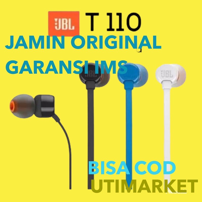 Tai Nghe Nhét Tai Chính Hãng Jbl T110