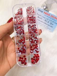 Đá gắn móng tay chân  mix size từ size 4-20