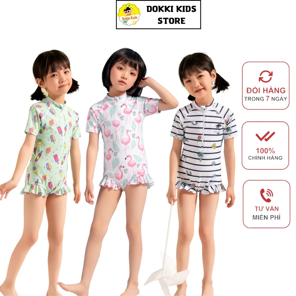 Bikini Cho Bé Gái Từ 9kg Đến 25kg Hãng Dokki Kids