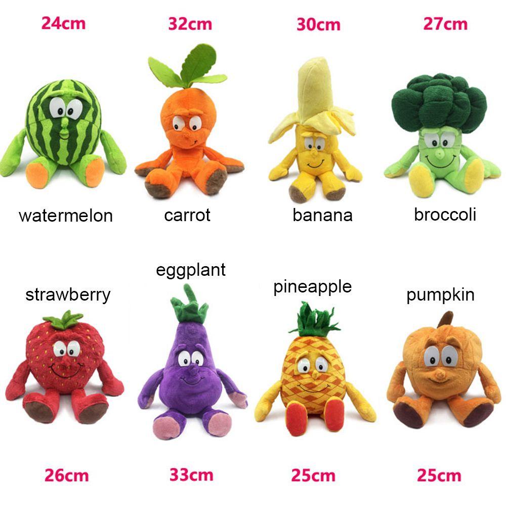 Thú Nhồi Bông Hình Trái Cây Hoạt Hình 25cm Xinh Xắn