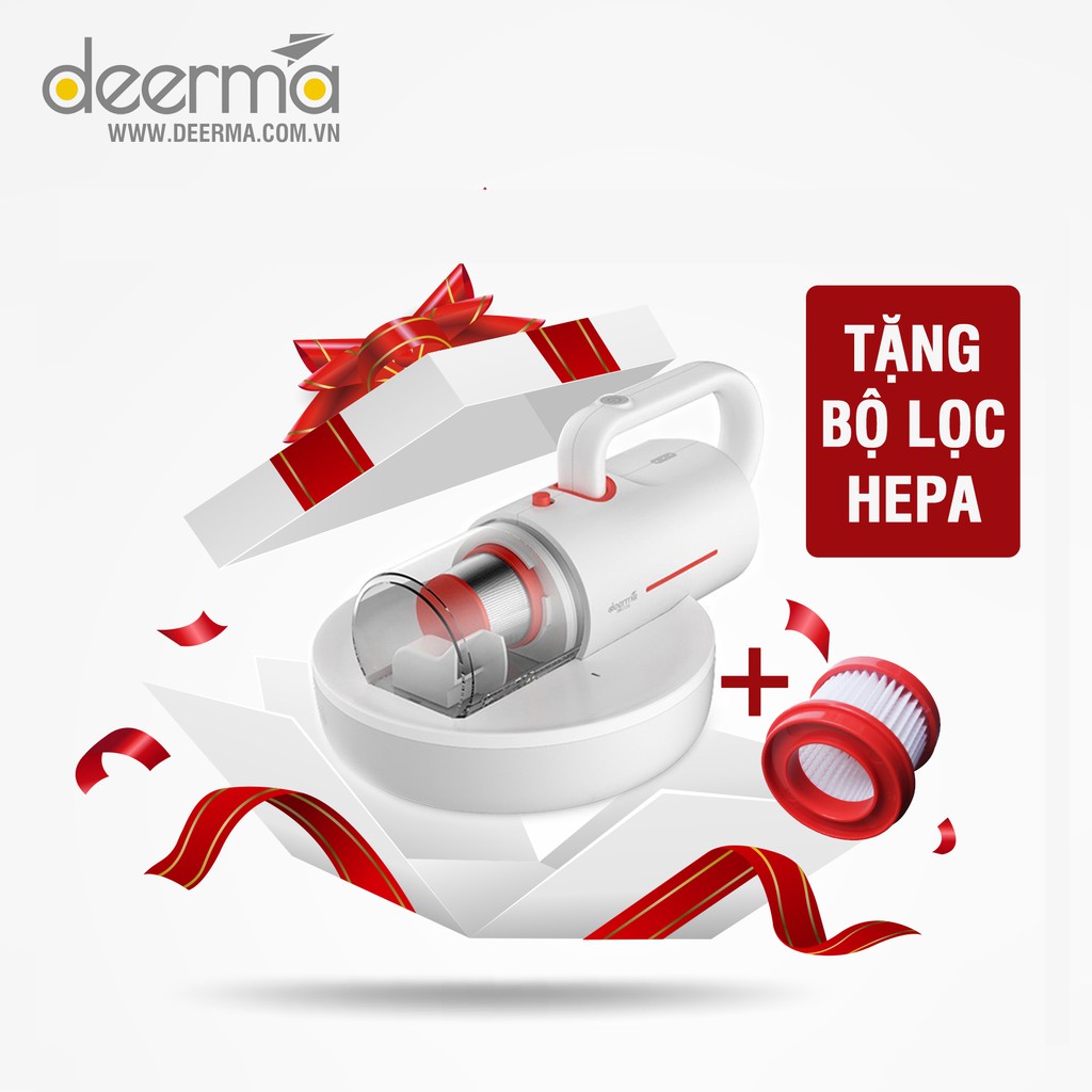 [Mã ELMS5 giảm 7% đơn 300K] (Tặng lọc dự phòng) Máy hút bụi loại bỏ Mite đa năng không dây Deerma CM1900