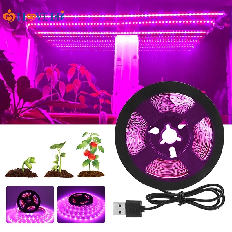 Đèn LED Chiếu Sáng Kích Thước Nhỏ Gọn Cổng Cắm USB Chống Thấm Nước Cho Cây Hoa Bonsai Trong Nhà