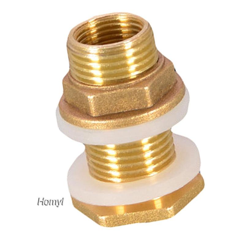 Đầu Nối Ống Nước Bằng Đồng Thau Cứng Chống Rò Rỉ DN15 M1 / 2 ''