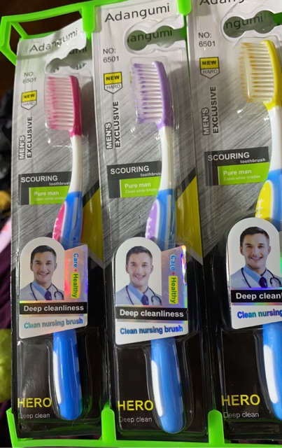 Thanh lý 5 bàn chải đánh răng HERO loại tốt