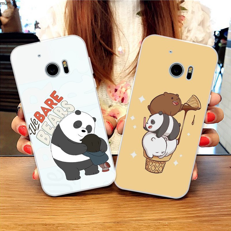 Ốp điện thoại silicon mềm in hình gấu hoạt hình cho HTC Desire M10 U Ultra U11 X9 10 Pro Evo M9 12 Plus
