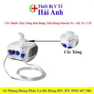 Cốc thuốc máy xông khí dung, mũi họng omron ne- c28, ne- c29