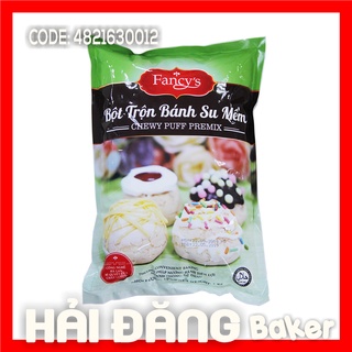1kg - bột trộn sẵn làm vỏ bánh su mềm hiệu fancy's - gói 1kg