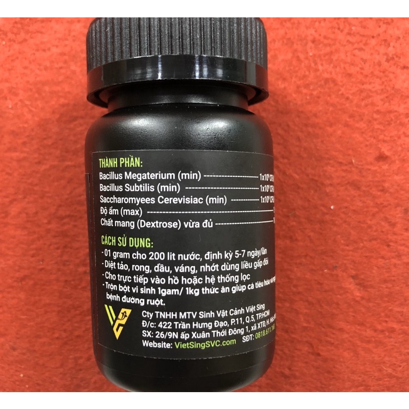 Men vi sinh cao cấp làm trong nước VS Bio .