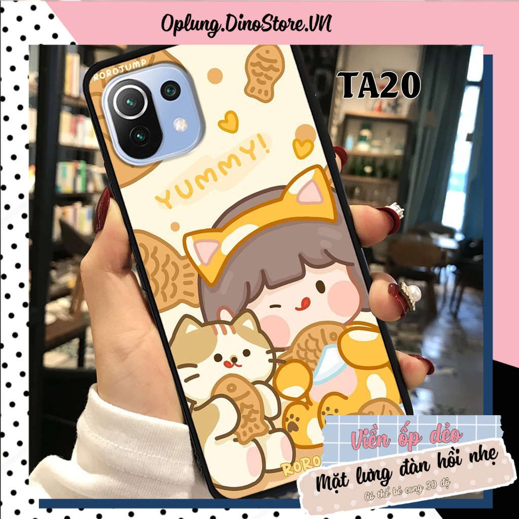 Ốp lưng Xiaomi Mi 11 - Mi 11 Lite - Mi 11T 5G - Mi 11T Pro 5G - Ốp điện thoại Xiaomi hình bé gái Roro jump dễ thương.