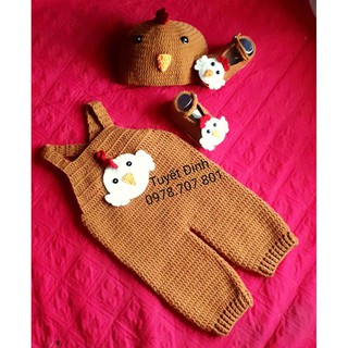 Set yếm giày gà