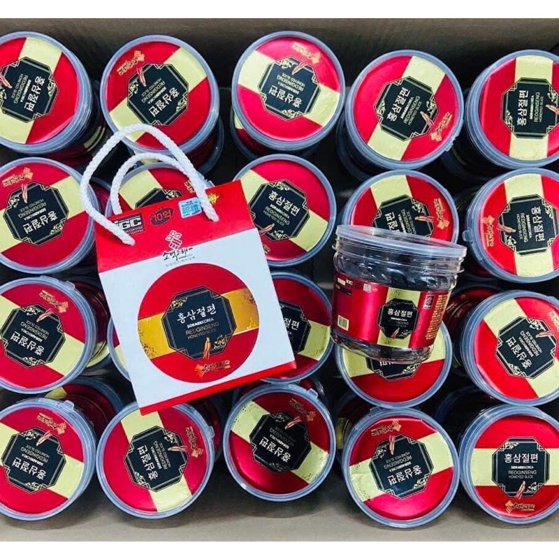 Hồng Sâm Thái Lát Tẩm Mật Ong Nguyên Chất Hàn Quốc Hộp 200gr