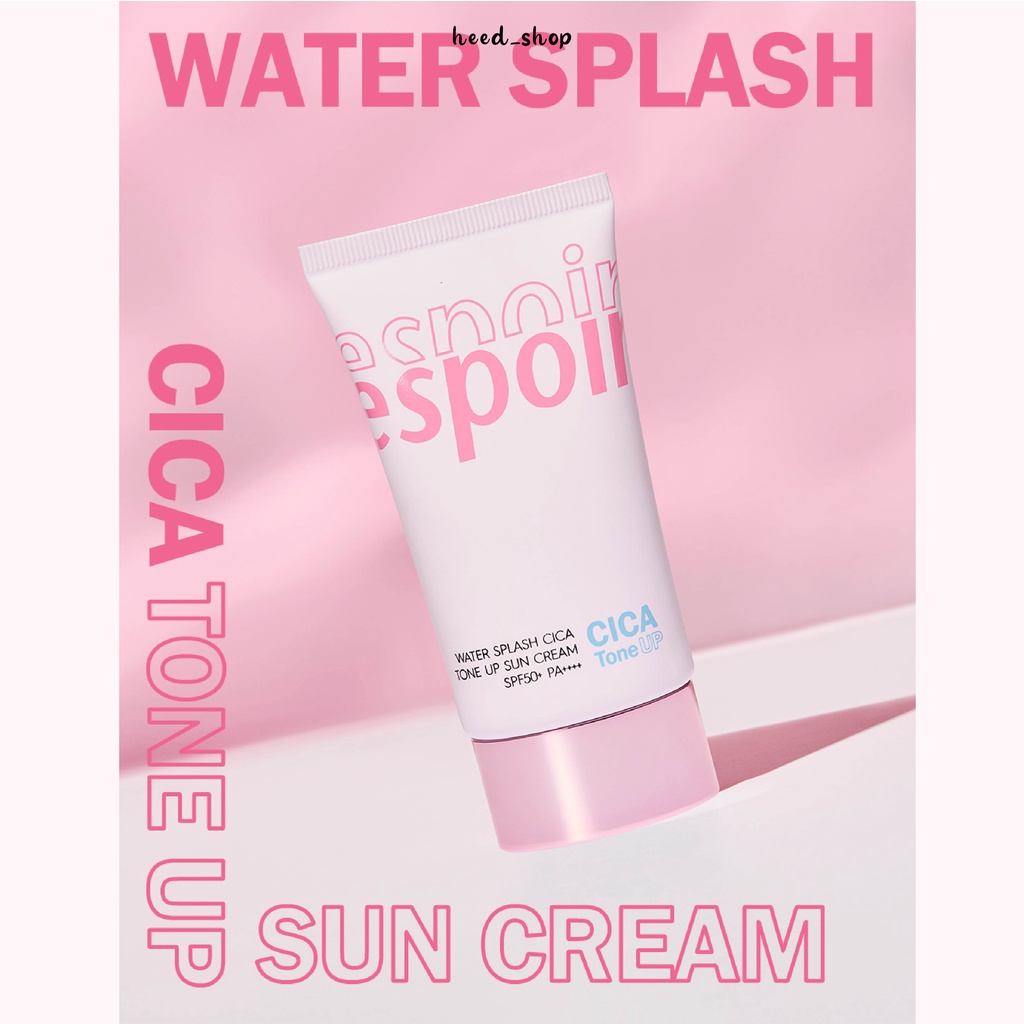 Sẵn sàng  Kem chống nắng nước SPF 50+ PA+++ 60ml / Water Splash Sun Cream Fresh/Water Splash Cica Tone up
