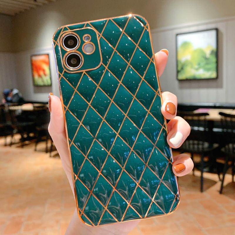 Ốp Điện Thoại TPU Mềm Chống Sốc Mạ Kim Loại Nhám Cho IPhone 12 11 Pro Max X XS Max XR 8 7 Plus | BigBuy360 - bigbuy360.vn