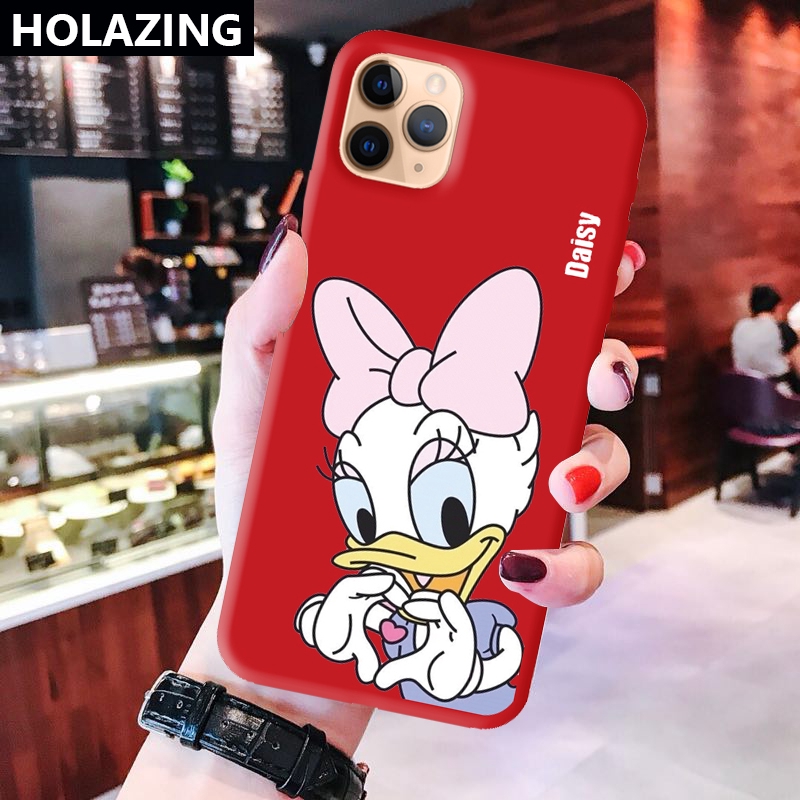 Ốp điện thoại TPU mềm in hình vịt Donald cho iPhone SE 2020 11 Pro Max X XR XS Max 8 7 6 6S Plus