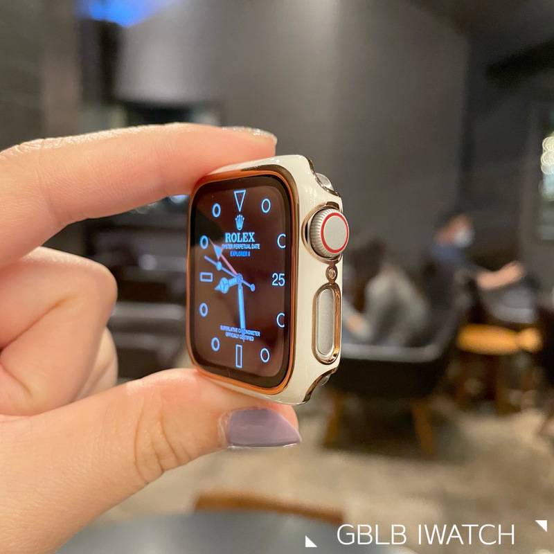 Vỏ bọc bảo vệ mặt đồng hồ có kính cường lực nhiều màu thích hợp cho Apple iWatch 6 5 4 3 2 SE T500 38mm 40mm 42mm 44mm