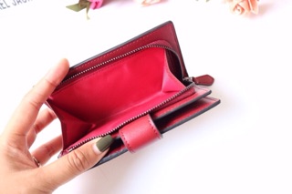 ví cầm tay nữ mini toàn bộ da thật