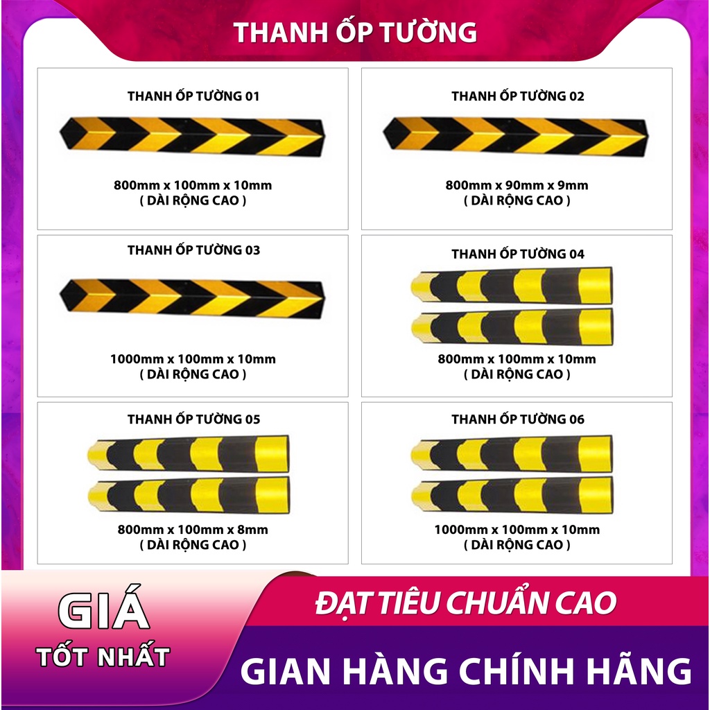 Thanh ốp tường chống va chạm