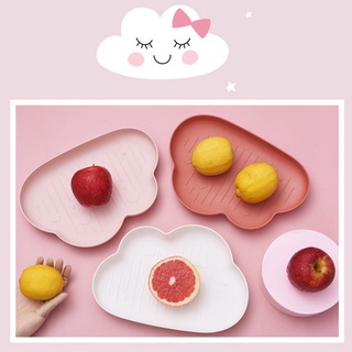 Khay ăn dặm cho bé hình đám mây, khay đựng bát ăn dặm ngộ nghĩnh giúp trẻ ăn ngon