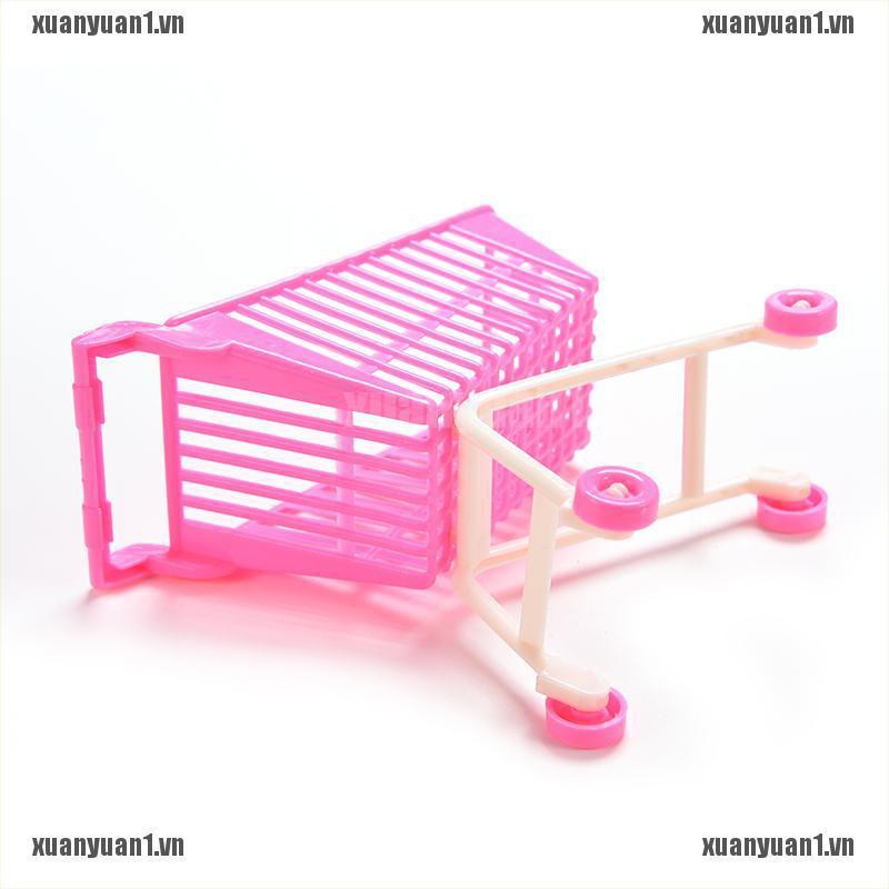 [XUANYUAN1] 1 X Xe Đẩy Mua Sắm Đồ Chơi Cổ Điển Cho Búp Bê Barbie