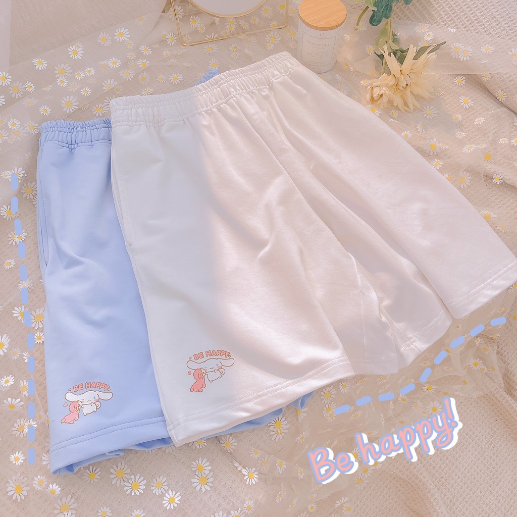 Quần short thun nữ basic ống rộng ulzzang - Made by Fiin